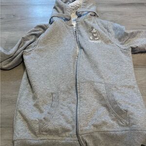 Disney Gray Adult Hoodie with Mickey Design